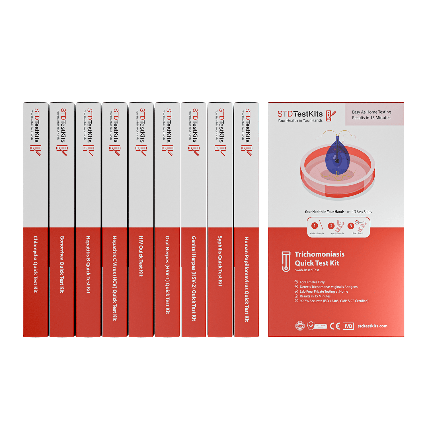 Women’s 10-in-1 At-Home STD Test Kit