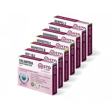 Complete 7 STD Home Test Kit Combo