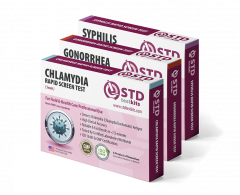 Chlamydia, Gonorrhea & Syphilis Combo Home Test Kit