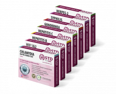 Complete 7 STD Home Test Kit Combo