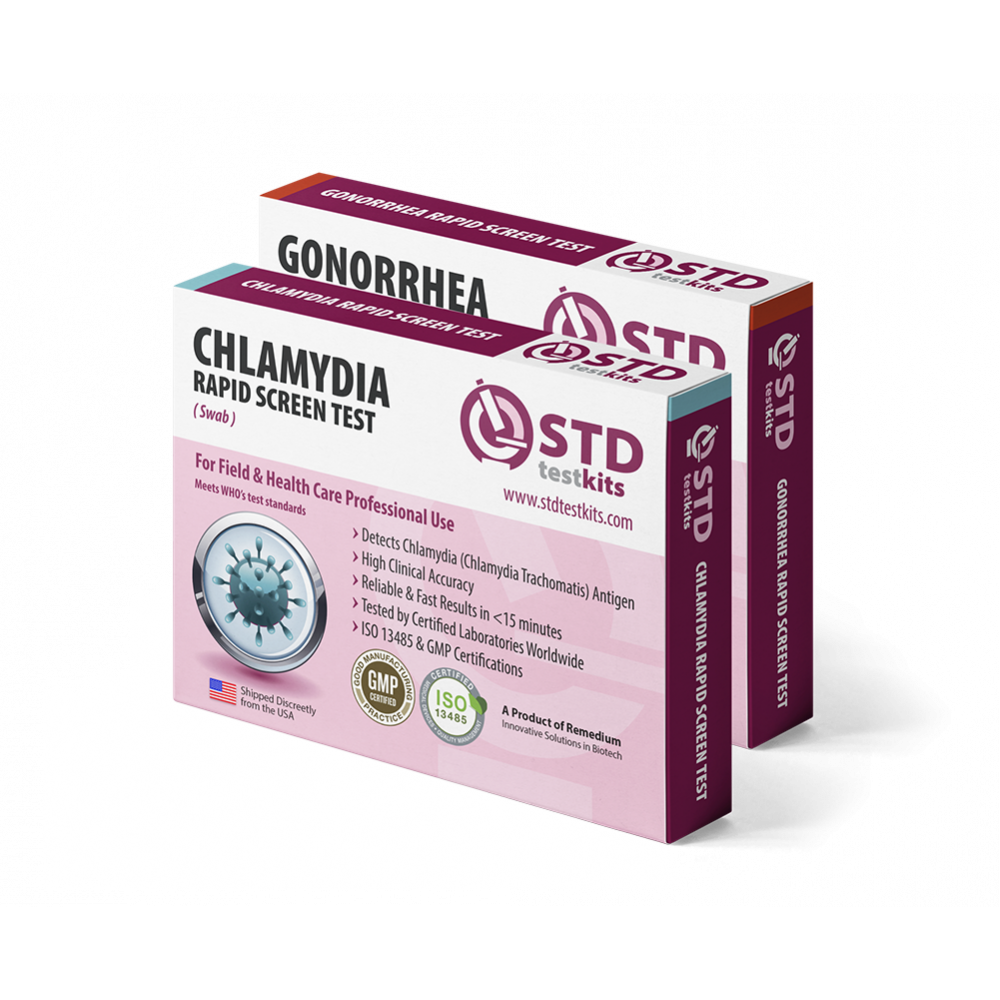 Chlamydia & Gonorrhea Combo Home Test Kit