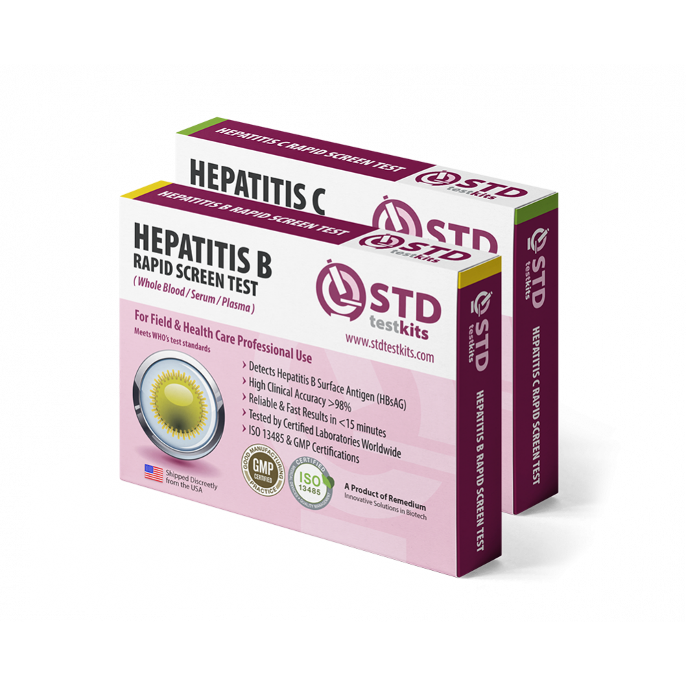 Hepatitis B & Hepatitis C Home Test Kit Combo