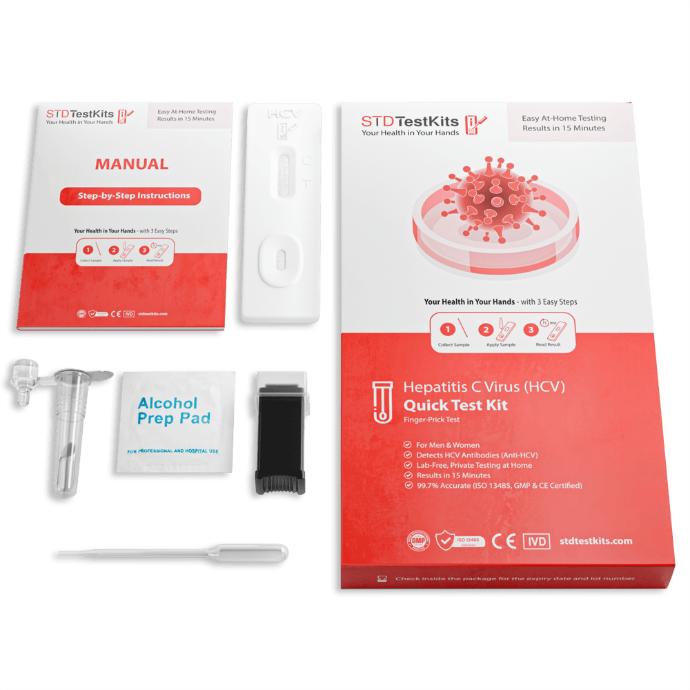 Hepatitis C (HCV) At-Home STD Test Kit