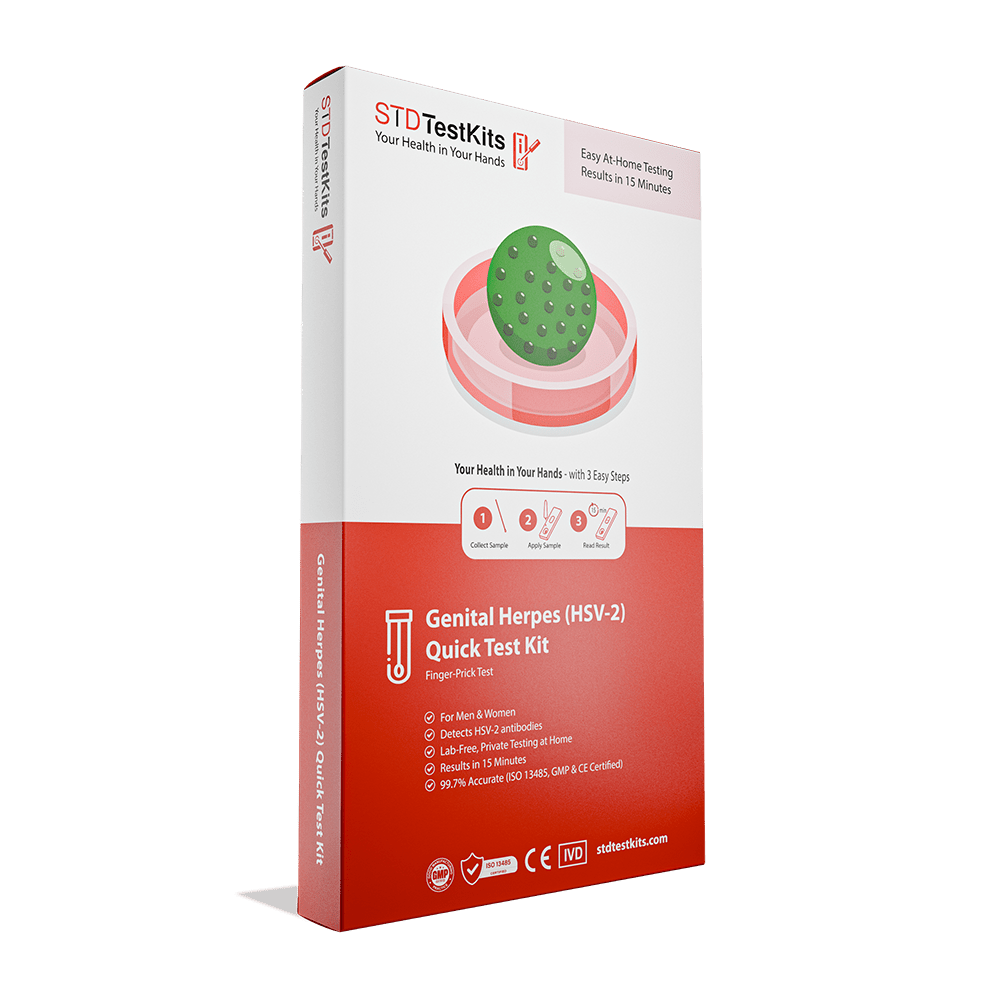 Genital Herpes (HSV-2) At-Home STD Test Kit