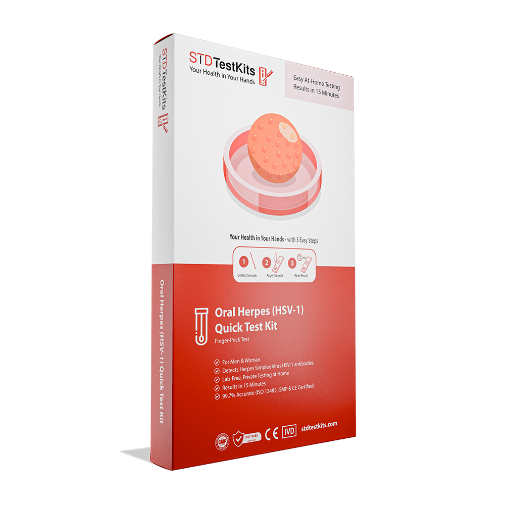 Oral Herpes (HSV-1) At-Home STD Test Kit